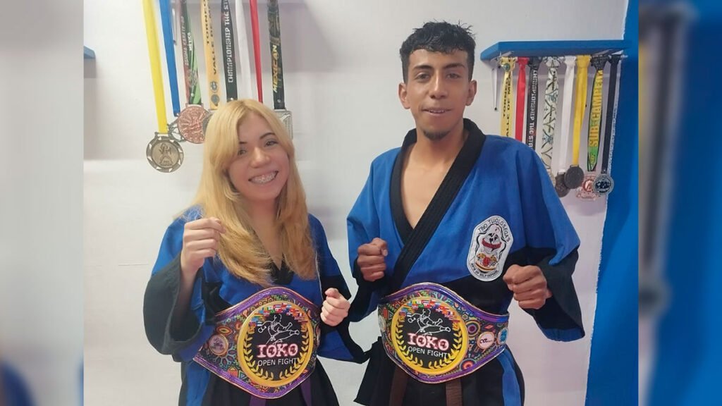 Alicia y Francisco competidores de Lima Lama para viajar a colombia