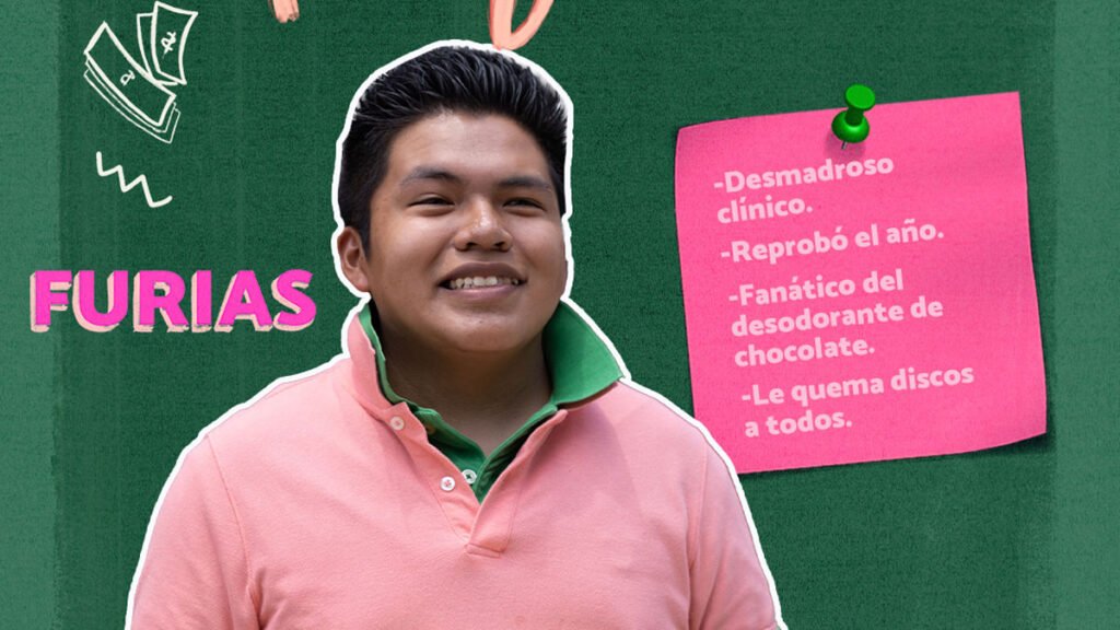 Abraham Reyes Reyes, actor que interpreta a el Furias en "El Club Perfecto"